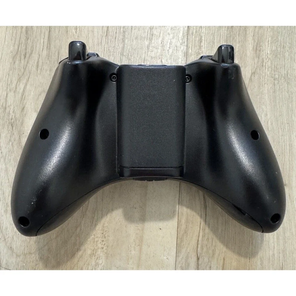 Microsoft Xbox 360 Wireless Controller OEM  - Black/Black w/Batteries Tested